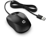 Hewlett Packard HP 1000 | Bekabelde Muis | Links- en Rechtshandig | 1000 DPI | Zwart