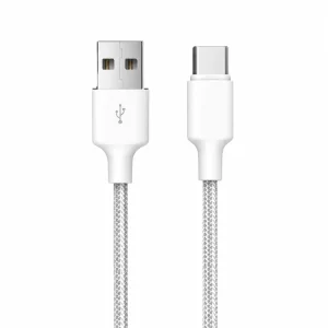 USB-A naar USB-C Kabel 12W – 1,5 Meter – Wit