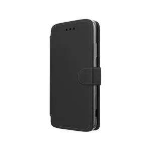 iPhone 17 Pro Book Case met Pasjeshouder – Zwart