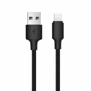 iPhone Lightning Kabel USB-A naar 8-Pin 12W – 1 Meter – Zwart